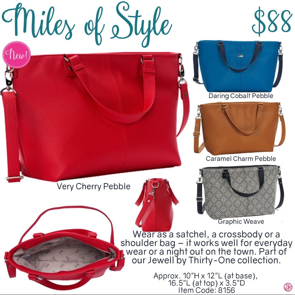 Thirty-one Jewell Miles of Style in Very Cherry